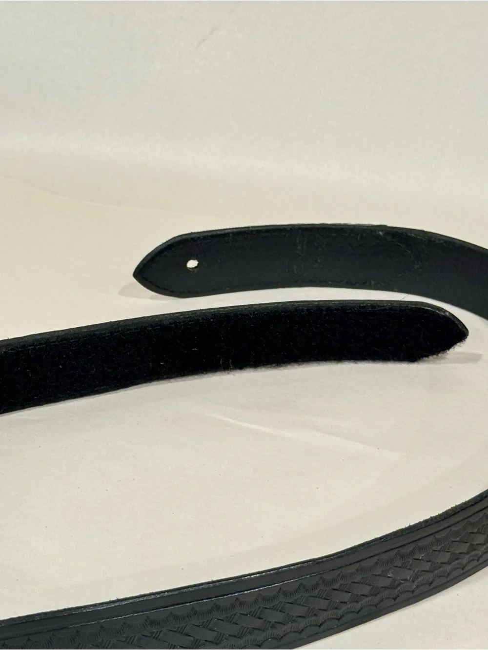 Aker Leather & Velcro Pant Duty Belt 1.5 x 36‎ Model B16-36 Black Made In USA